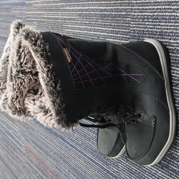 Women's KOPPEN Gray SUEDE Brisen PRIMALOFT Hydro Protect WINTER Eskimo BOOTS 6.5 - Picture 3 of 10